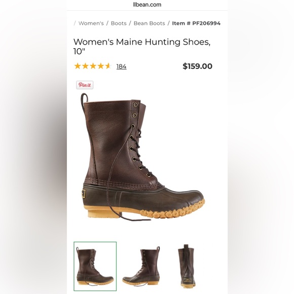 Women’s 10 wide Maine hunting boots - Picture 5 of 5